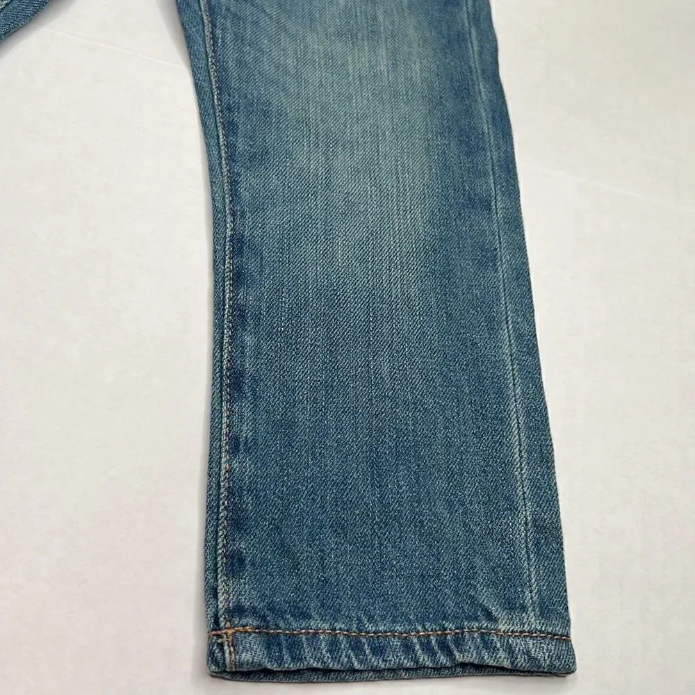 Baby Gap pull-on blue jeans drawstring waist size 3 years NWT